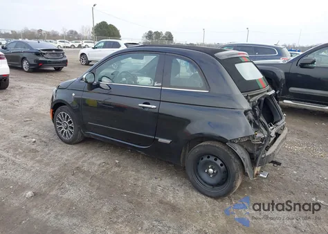 2012 Fiat 500C Lounge from USA, damaged, VIN 3C3CFFER5CT243157